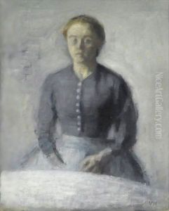 Portrat Af Ida (Portrait Of Ida) by Vilhelm Hammershoi