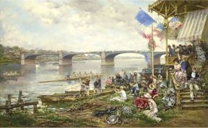 Summer Regatta At The Bridge At Bercy