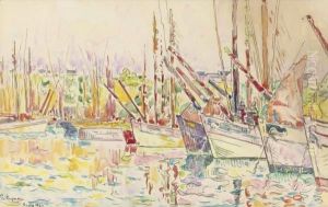 Bateaux, Groix by Paul Signac