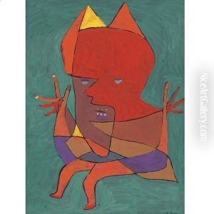 Figurine Kleiner Furtufel (Figurine Small Fire Devil) by Paul Klee