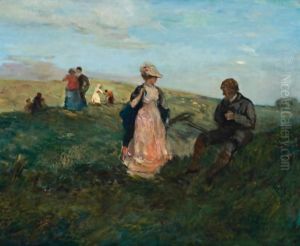 Landscape With Figures by Charles Edward Conder