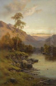 The River Tay by Alfred de Breanski