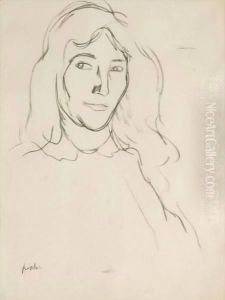 Woman With Long Hair by Samuel John Peploe