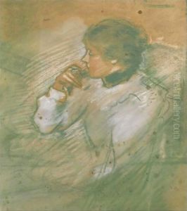 Portrait Of A Lady Smoking