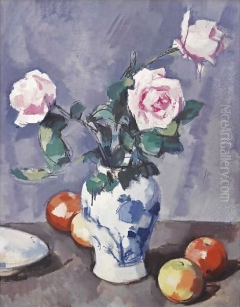 Still Life With Pink Roses - view 1