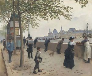 Le Pont Neuf by Jean-Georges Beraud