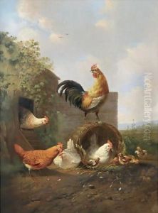 The Proud Father by Albertus Verhoesen