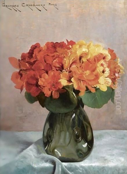 A Flower Still Life With Indian Cress - view 1