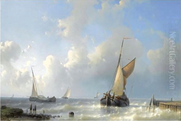 Fishing Boats In Choppy Waters 2 - view 1