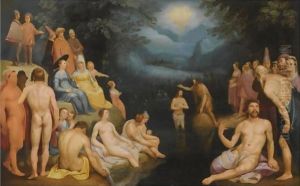 The Baptism Of Christ by Cornelis Cornelisz Van Haarlem