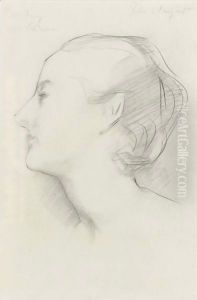 Study For Madame Gautreau Drinking A Toast by John Singer Sargent