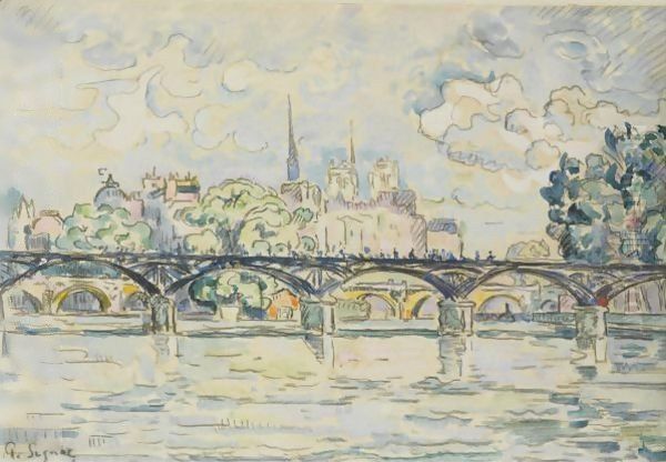 Paris, Le Pont Des Arts - view 1