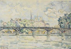 Paris, Le Pont Des Arts by Paul Signac