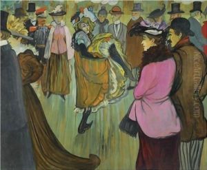 Au Moulin Rouge by Louis Anquetin