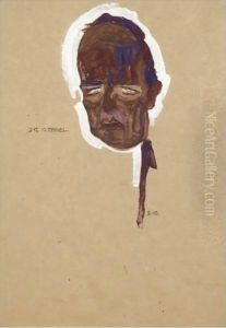 Portrait Of Dr Oskar Reichel, Head Study Portrait Of Dr Oskar Reichel, Head Study