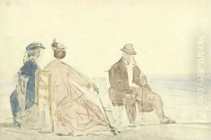 Crinolines 2 by Eugene Boudin