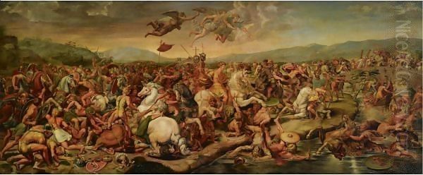 The Battle Of The Milvian Bridge - view 1