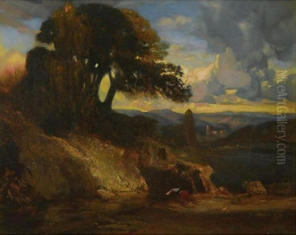 Landscape At Sunset - view 1