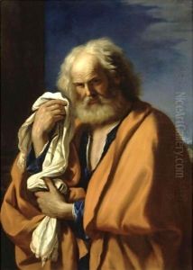 Saint Peter Penitent by Giovanni Francesco Barbieri