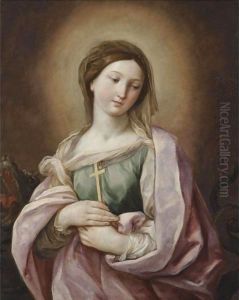 Saint Margaret Of Antioch by Guido Reni