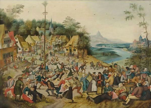St. George's Kermis With The Dance Around The Maypole - view 1