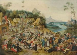 St. George's Kermis With The Dance Around The Maypole