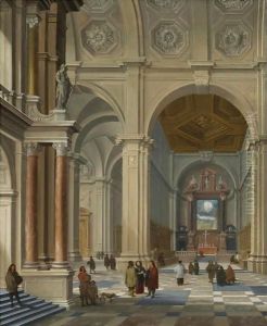 Interior Of A Vaulted Church