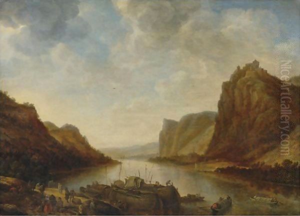 A View Of The Rhine Near Hammerstein - view 1