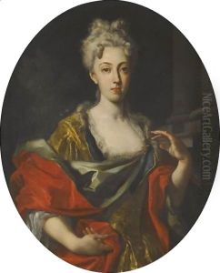Portrait Of A Noble Woman by Francesco Solimena