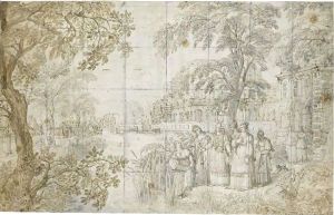 The Finding Of Moses by David Vinckboons I
