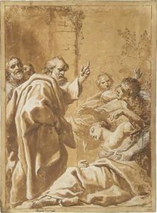 The Death Of Sapphira by Antonio Gionima