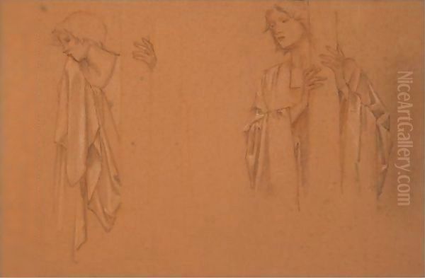 Two Studies For The Last Sleep Of Arthur In Avalon - view 1
