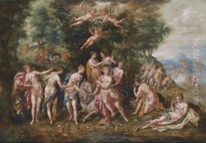 The Rape Of Europa by Hendrick De Clerck