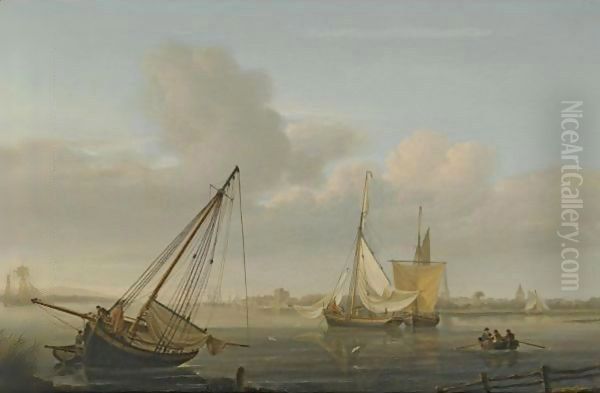 View Of Southampton, Taken From The Shore Towards Netley Abbey - view 1