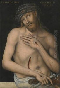 Christ As The Man Of Sorrows by Lucas The Younger Cranach