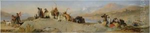 Return From The Staghunt by Sir Edwin Henry Landseer
