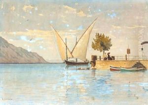 Pier Of Territet by Francois Bocion