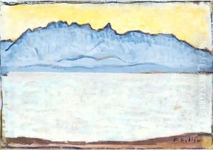 Stockhorn With Lake Thun by Ferdinand Hodler