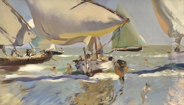 Boats On The Shore - view 1