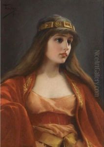 Bedouin Girl by Luis Ricardo Falero