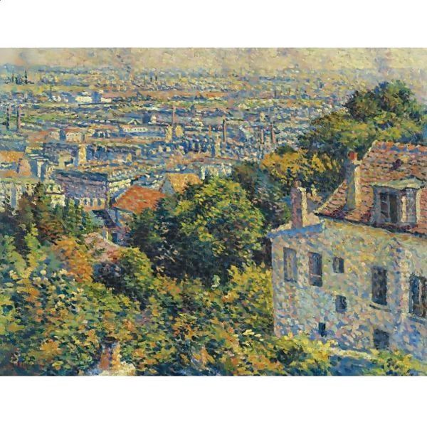 Montmartre, De La Rue Cortot, Vue Vers Saint-Denis - view 1