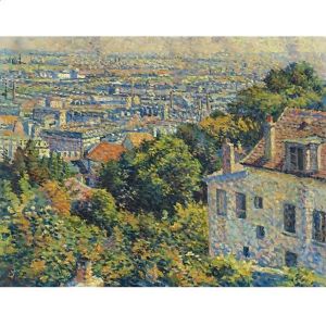 Montmartre, De La Rue Cortot, Vue Vers Saint-Denis