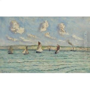 Honfleur, Voiliers Et Remorqueurs by Maximilien Luce