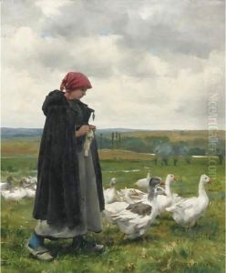 The Goose Girl by Julien Dupre