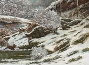 Paysage D'Hiver by Gustave Courbet