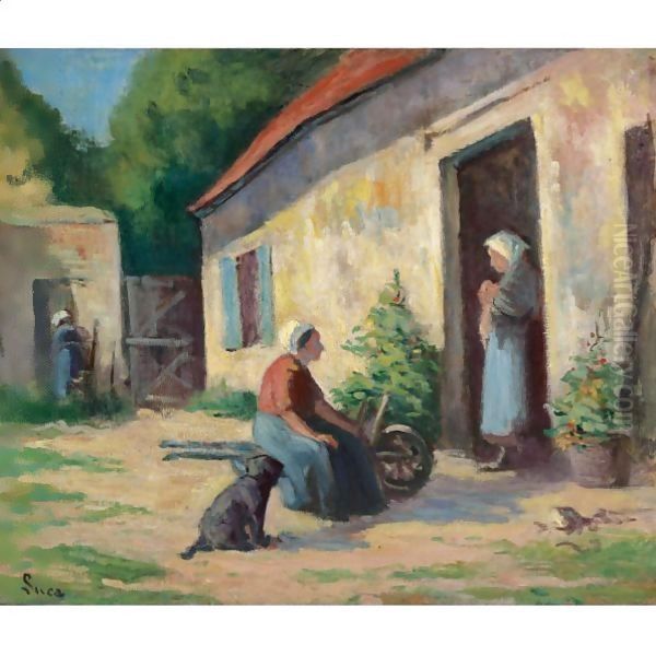 Rolleboise, La Cour - view 1