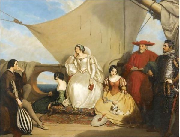 Mary Queen Of Scots' Farewell To France - view 1