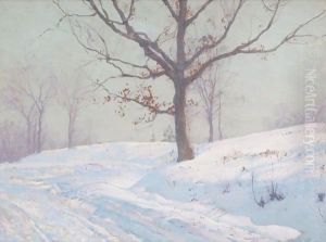 Lingering Leaves by Walter Launt Palmer