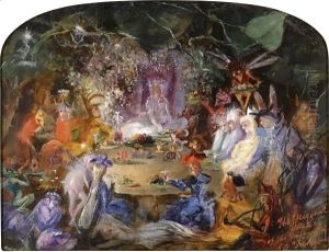 Sketch For The Fairy's Banquet by John Anster Fitzgerald