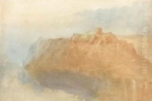 The Fortress Of Ehrenbreitstein From Across The Rhine by Joseph Mallord William Turner
